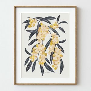Akazienzweig Kunstdruck