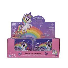 Boîte Métallique de Pansements Licorne Magique