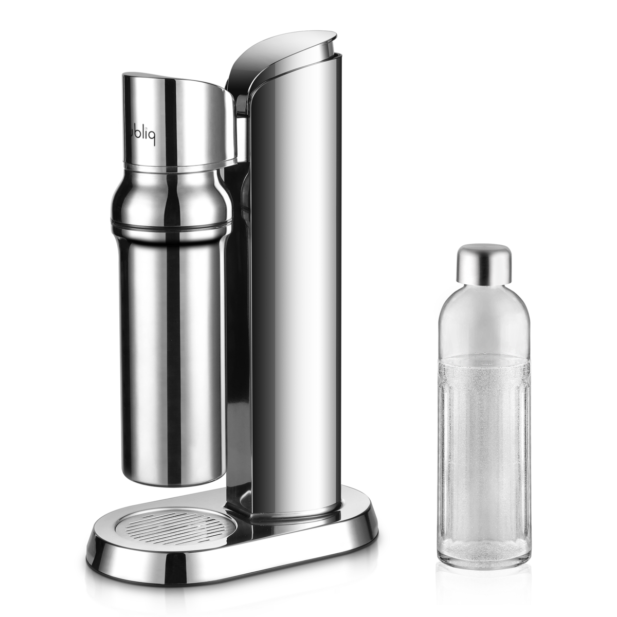 bubliq glass carbonator - Stainless Steel - Sparkling water maker