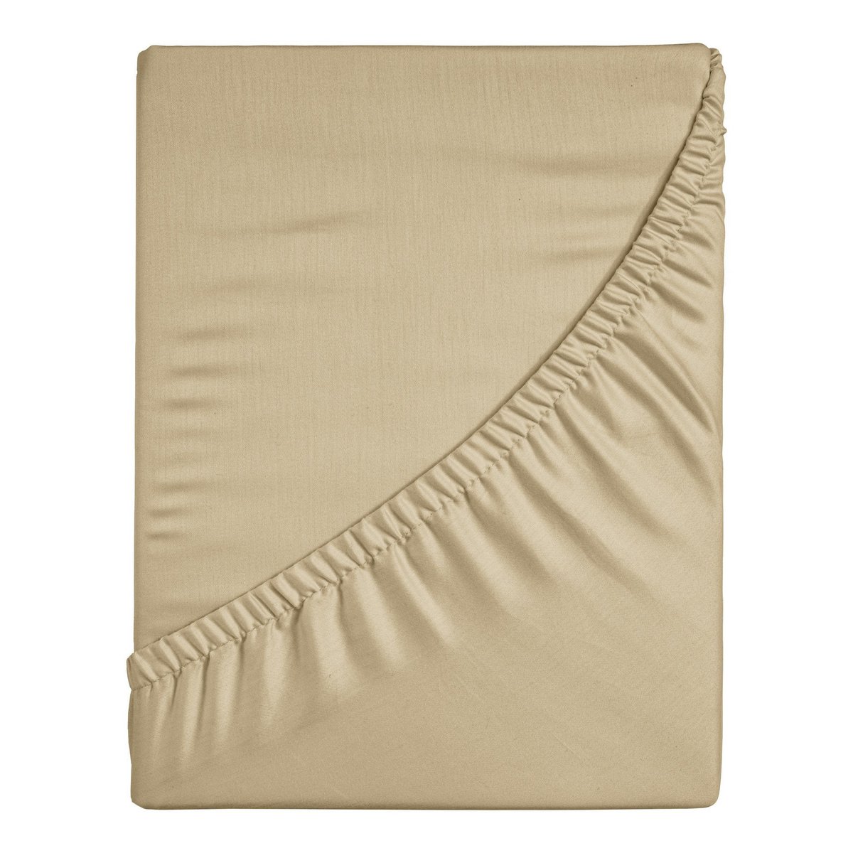 100% Cotton Satin Fitted Sheet Summer Glow