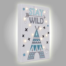 Indiant Tent  Led Light Canvas