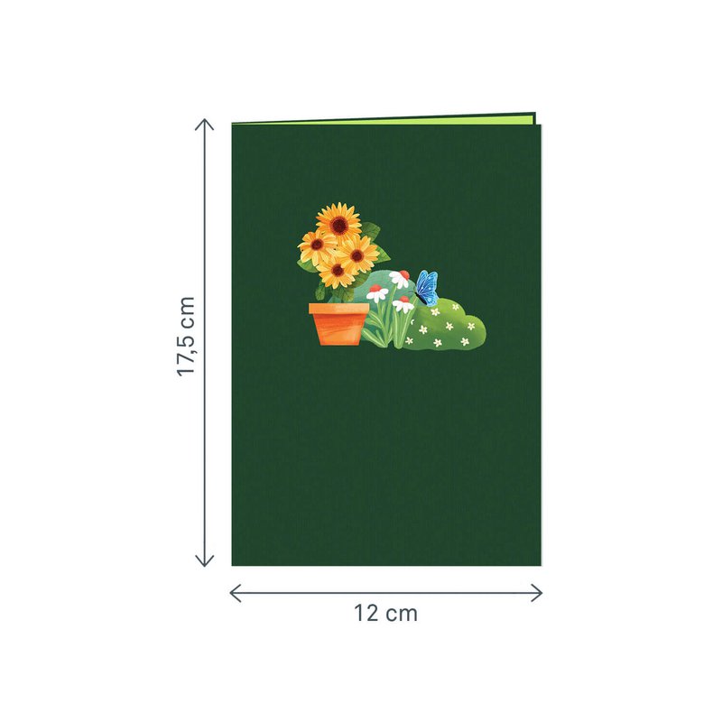 Gardening pop-up card