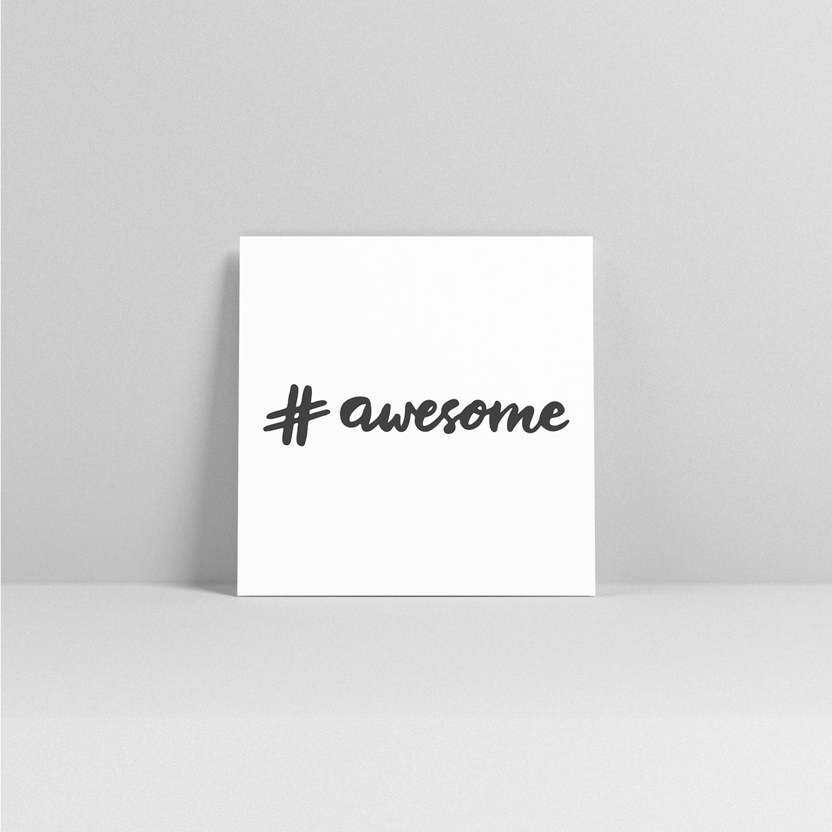 Little Note "#awesome"