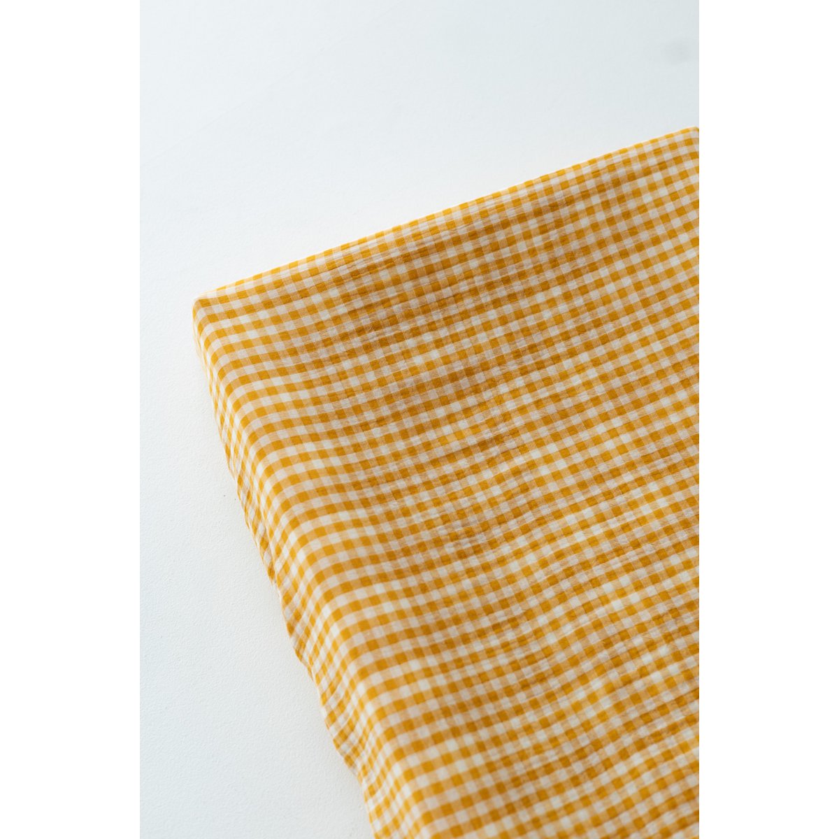 Coperchio di cambio del pannolino Tisu, senape Gingham