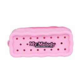 My Melody trousse silicone + 4 charms