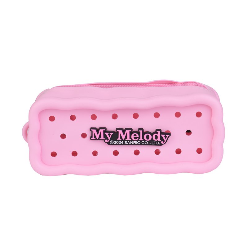 My Melody trousse silicone + 4 charms