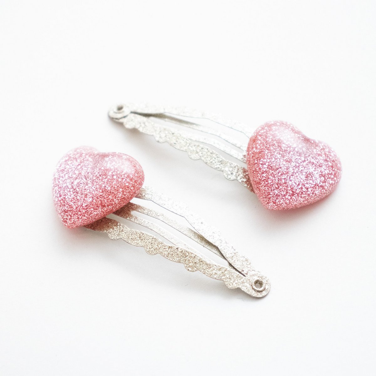 Duo Premium Haarspangen für Kinder – Sparkle Eclats de Coeurs