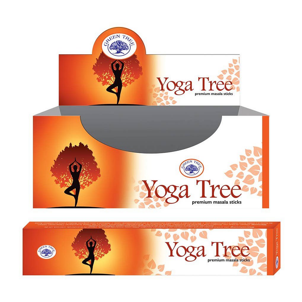 Green Tree Yoga Tree Hand Rolled Natural Incense Sticks