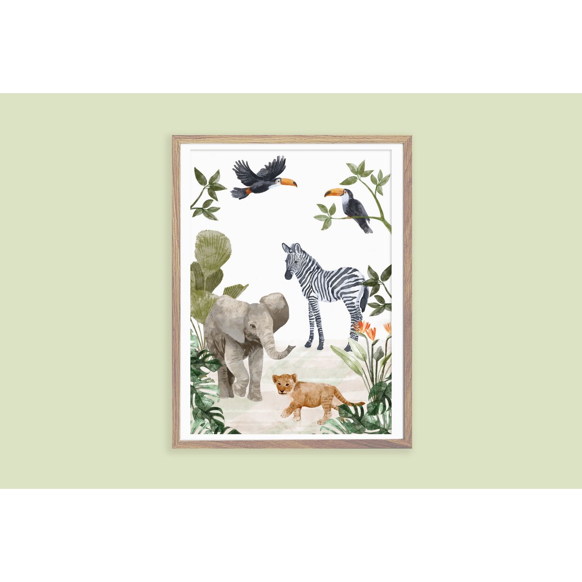 Poster A4 - Jungle Baby's