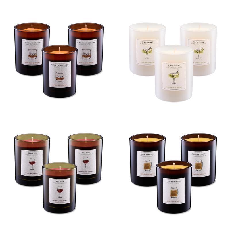 Maker's House duftlys - MIX-PACK (4 x 3) - ALLE FIRE DUfte