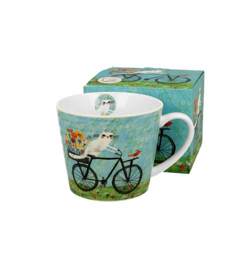 DUO CATS Mug 600ml, BICYCLE, giftbox