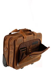 Vintage business trolley leather 1549-25