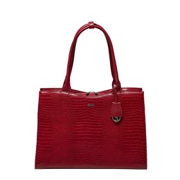 Midi Croco Burgundy 14"