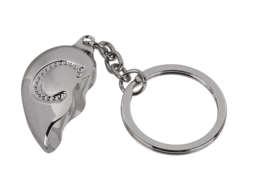 Metal Keychain, Broken Heart,