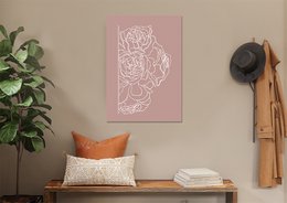 Pink Peony Roses plakat