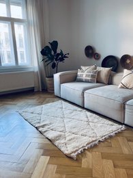 BERBER CARPET "JUNAH" - 1.00 x 1.50m MEASURING