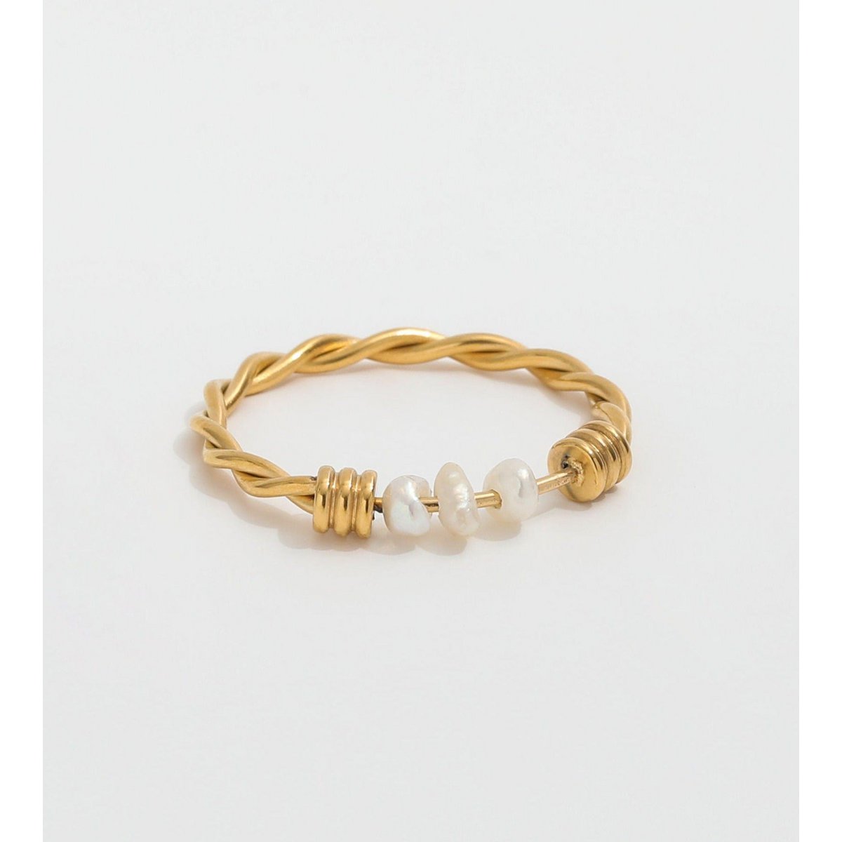 Iaap - Pearl Fidget Twist Ring