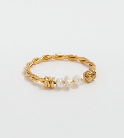 Iaap – Pearl Fidget Twist Ring