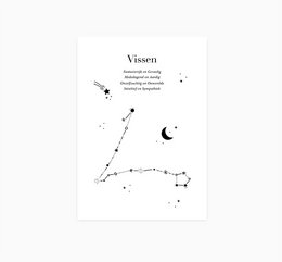 Ansichtkaart | Sterrenbeeld | Vissen