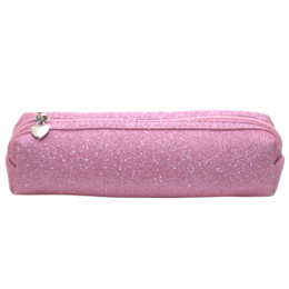 Moon- The pink glitter pencil case