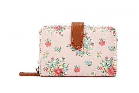 PVC-Faltbrieftasche mit Reißverschluss Abby 15x10 cm Isabelle Rose