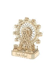 Inspirebox, 3D-Spieluhr, Holzpuzzle Riesenrad, BE011926, 28,8 x 14,5 x 33 cm