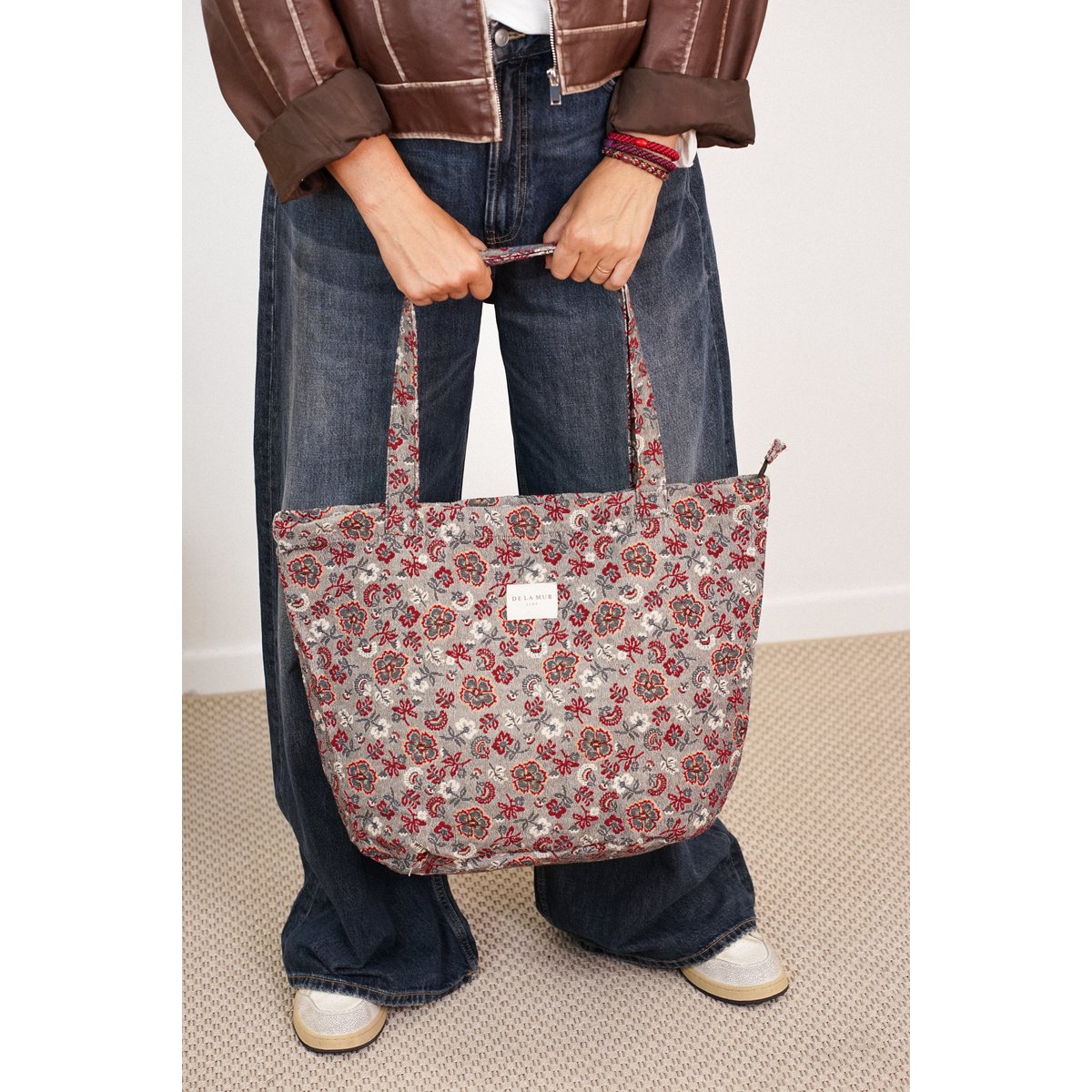 Large Shopper with zipper NIRA