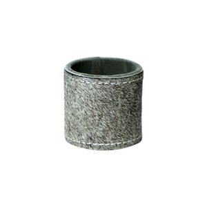 Serviettenring Rindsleder grau 5cm