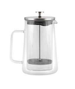 Tea pot with french press 1000ml gold matt DIVA 29279
