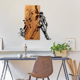 MA-468 Holz Metallwandmalerei