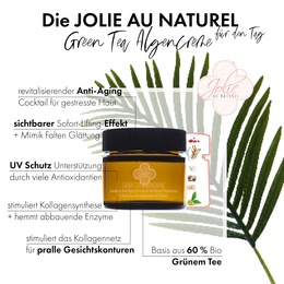 Hyaluron Anti Aging Creme I Algen Creme I Green tea I Gesichtskonturen I Parakresse