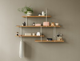 LINK Regalsystem 1 oak / white