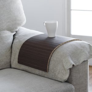 Tray that takes the shape of the arm of your sofa or of most unstable surfaces - DETRAY WENGUE