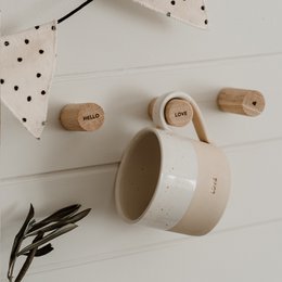 Wandhaken Hello Love im 3er Set (VE = 6 Sets)