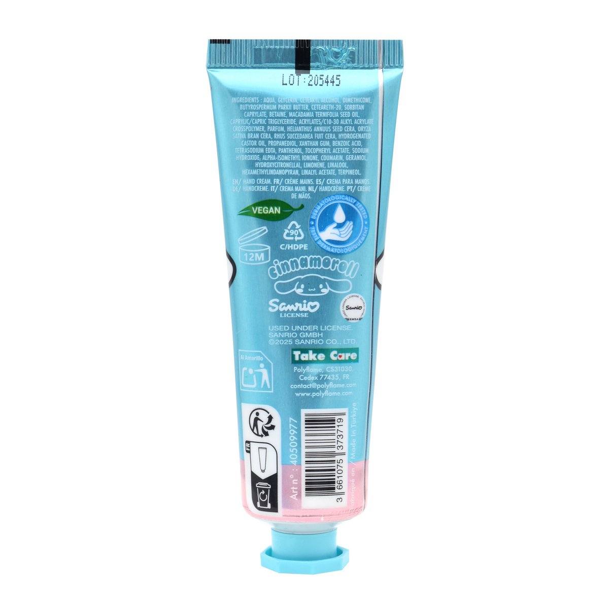 Cinnamoroll, Perfective moisturizer, scents, strawberries, vegan, hydration, child, junior, 30 ml, Take Care