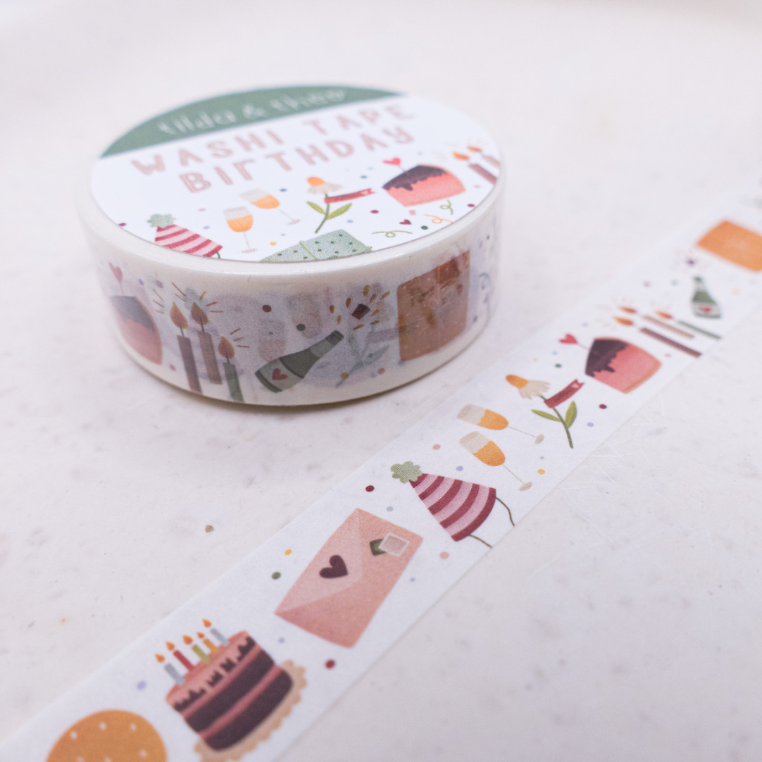Washi Tape Anniversaire - Ruban Célébrez Washi Tape Masking Tape Party