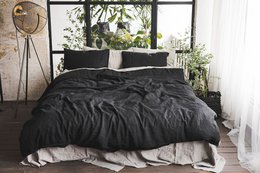 Linnen beddengoedset voor VK/EU in verschillende kleuren en maten