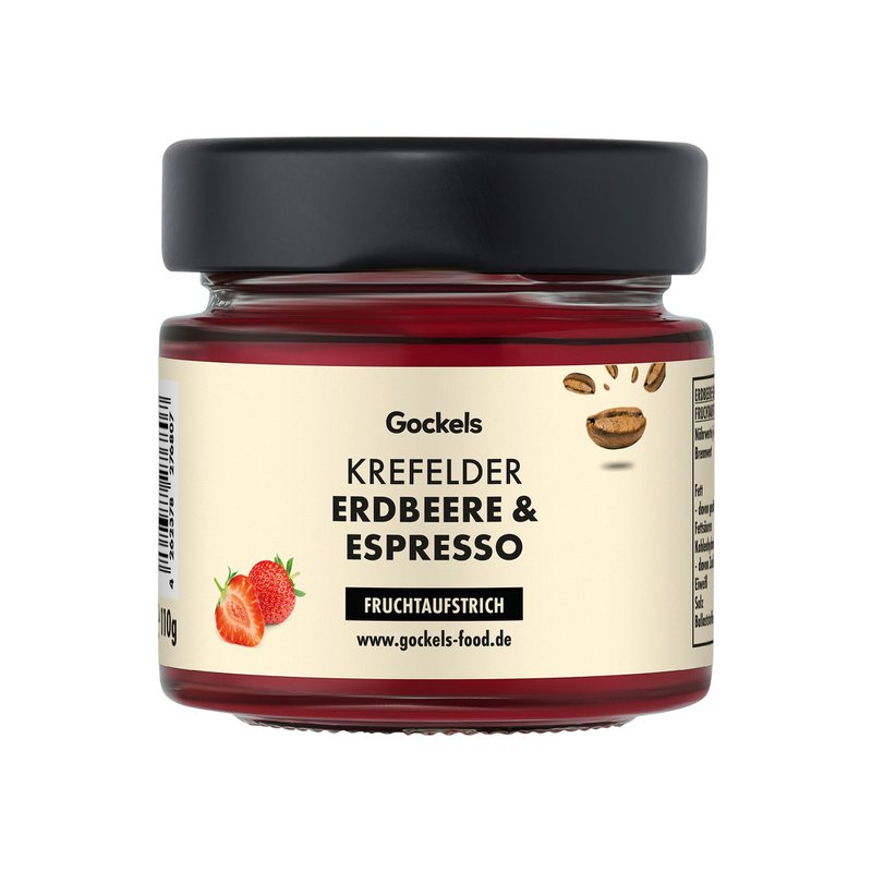 Fruit spread strawberry & espresso - fruity, aromatic & regional