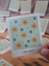 Emaillebecher Lieb Dich mint