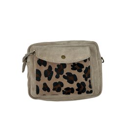 SAC BANDOULIER CUIR SUEDE NURIA
