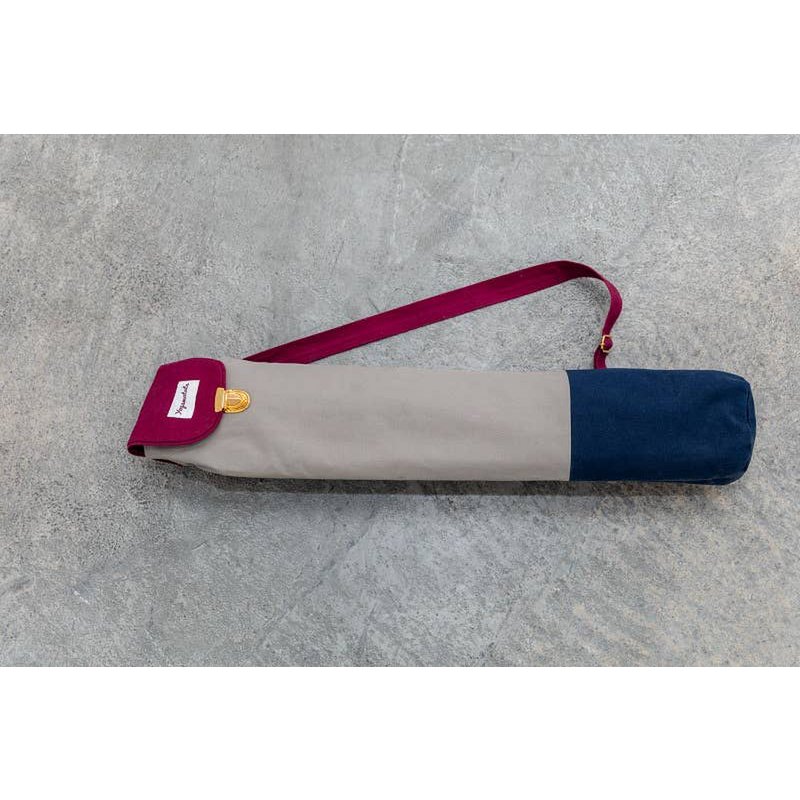 Bolsa de transporte para esterilla de yoga orgánica "Berenjena"