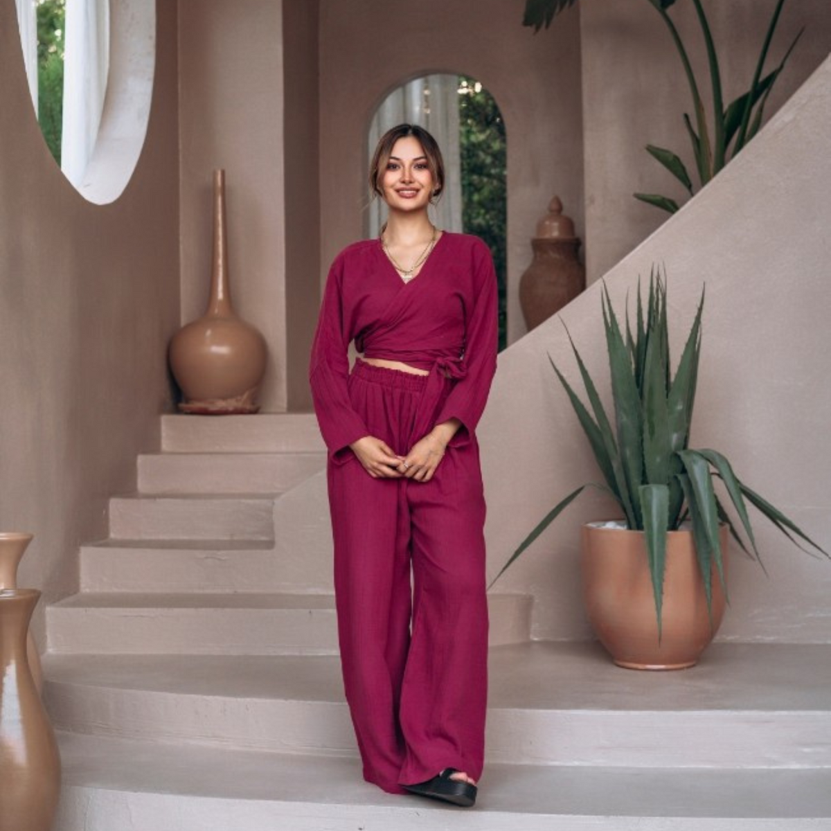 Saga Muslin Pant