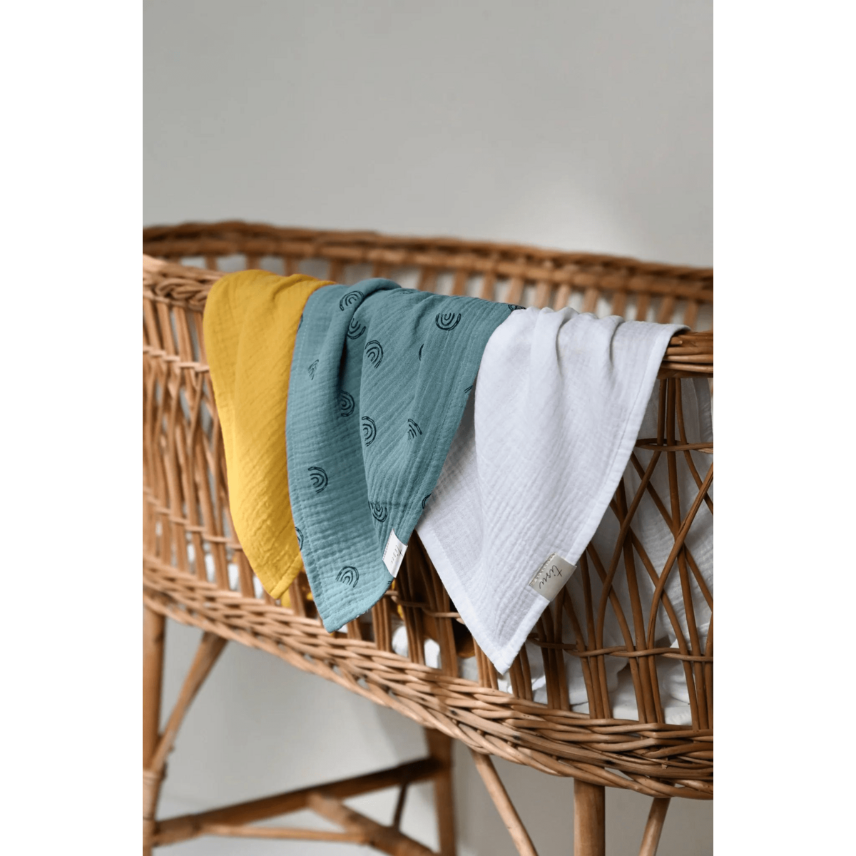TISU muslin, Mustard Yellow