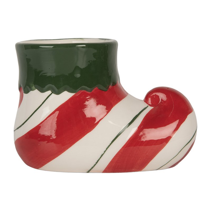 Bloempot 15x8x10 cm Rood Keramiek