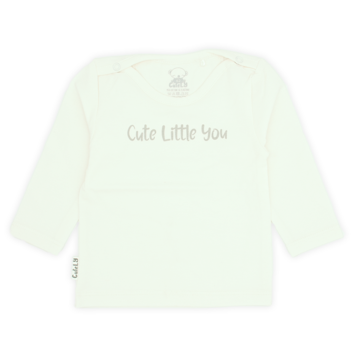 Manches longues | Mignon petit toi | blanc