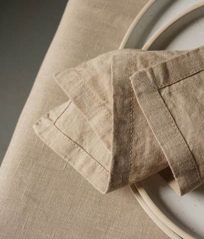 Tischset Taupe