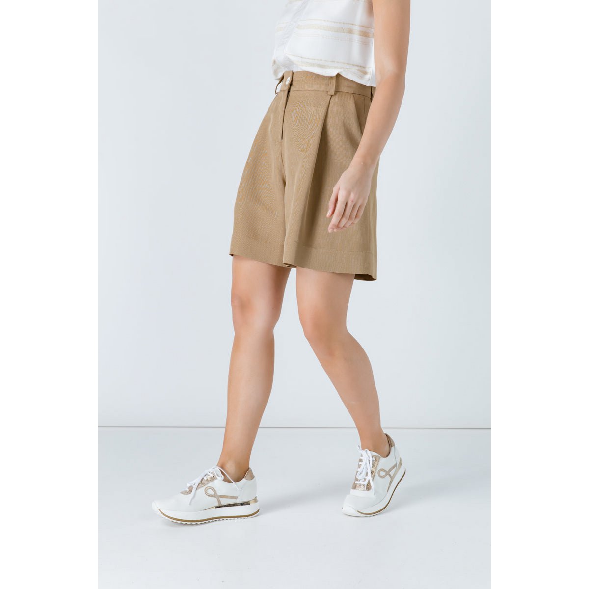 Pantalones cortos jacquard
