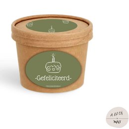 Cadeau de félicitations | Bougies dans un pot