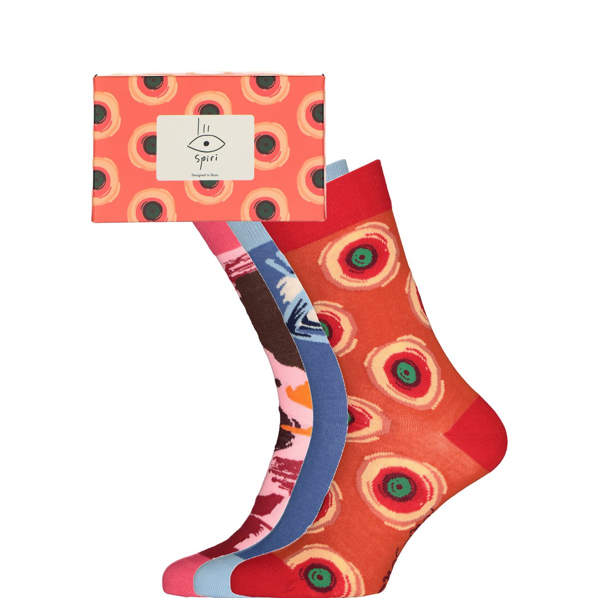 Spiri Socks The All Seeing Eye gaveæske (3-pak)