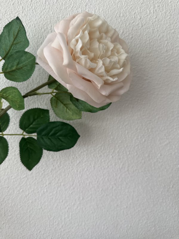 QMF Touch Rose 65cm Rose clair 2PCS